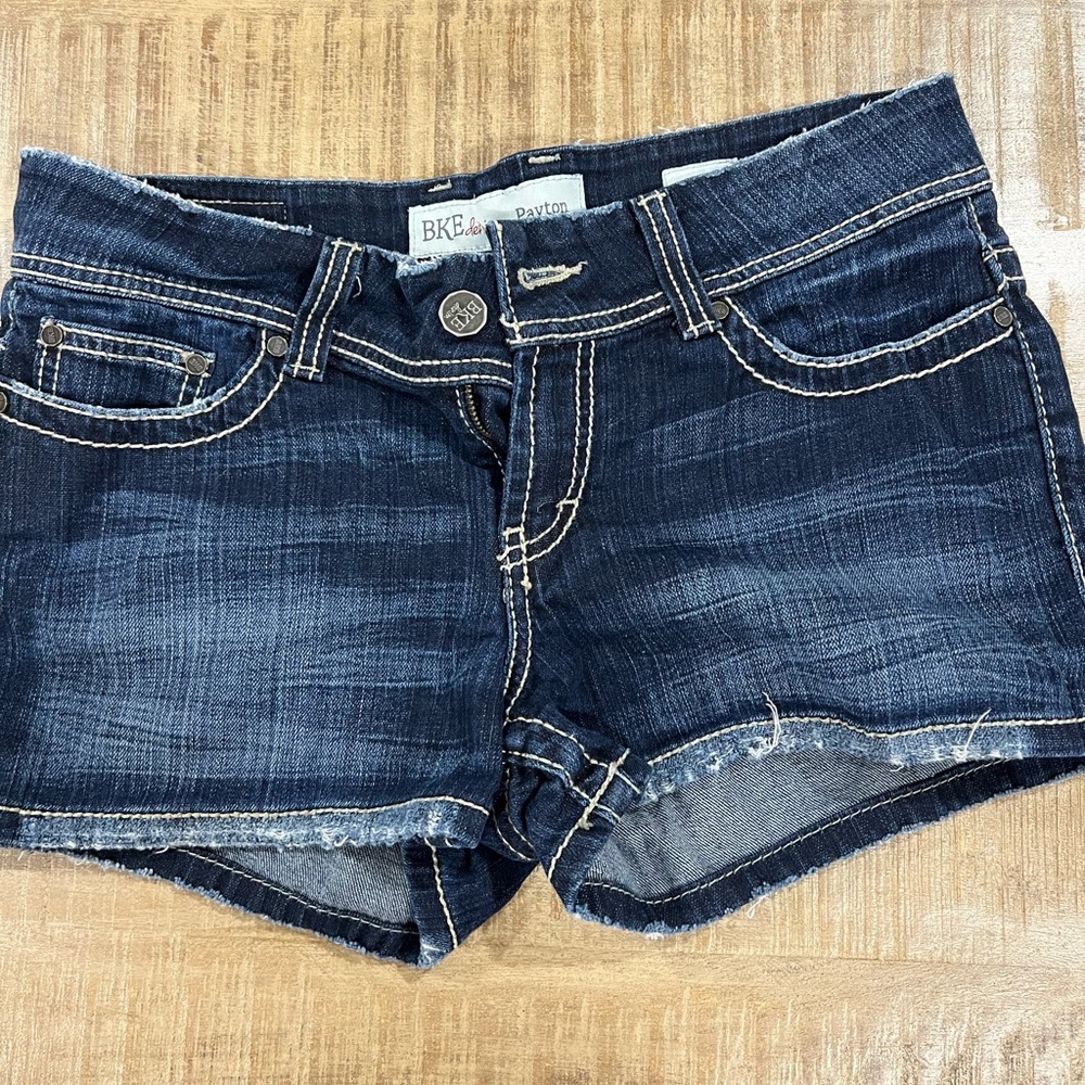 BKE Women's Indigo Jean Shorts
